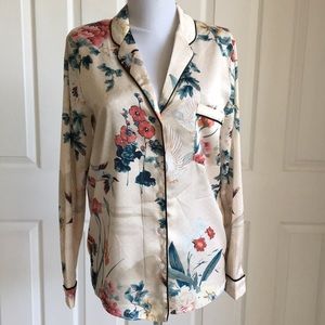 Lea & Viola silky trendy top, S